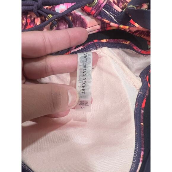 Victorias Secret Printed 2pc Bikini Swimsuit Size S - Picture 6 of 7